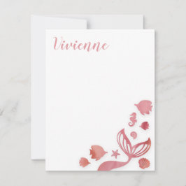 海の下の人魚 ノートカード