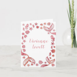 海の下の人魚 ノートカード