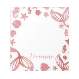 海の下の人魚 ノートパッド