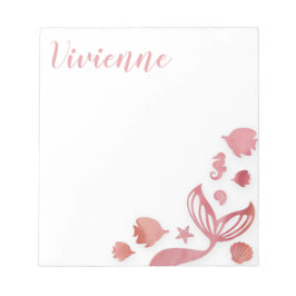 海の下の人魚 ノートパッド