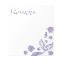 海の下の人魚 ノートパッド