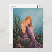 海の下の人魚 ポストカード (正面/裏面)