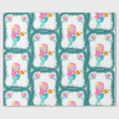 海の下の人魚 ラッピングペーパー (フラット)