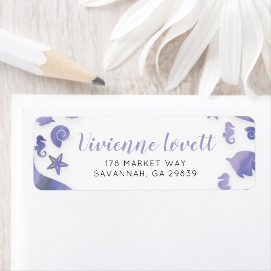 海の下の人魚 ラベル (インサイチュ)