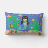 海の下の人魚 ランバークッション (裏面)