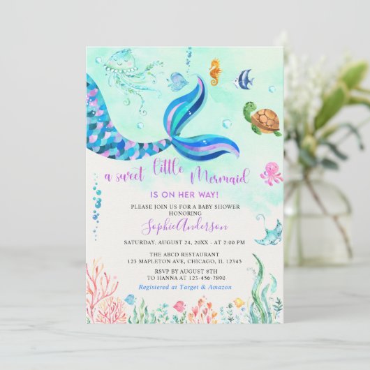 海の下の人魚 招待状 (スタンド正面)