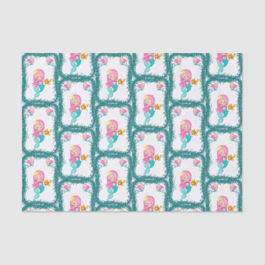 海の下の人魚 薄葉紙 (正面)