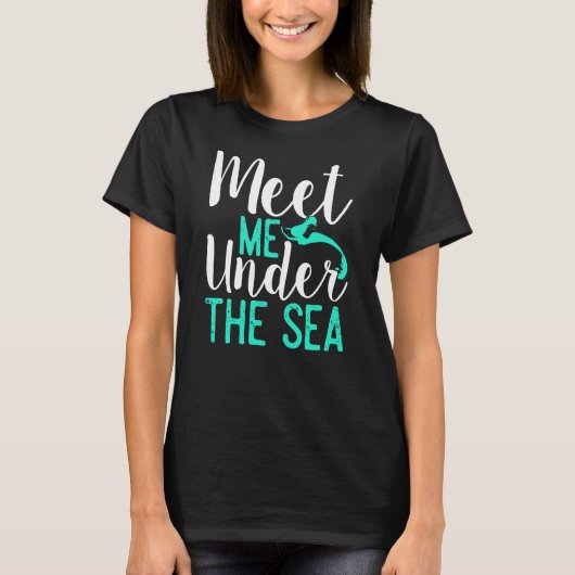 海の下の人魚 Tシャツ (正面)