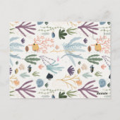 海の下の冒険に誘う、ジェンダーニュートラルな誕生日招待状 ポストカード (裏面)