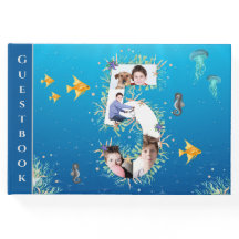 海の下の写真コラージビッグ5誕生日