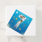 海の下の写真コラージュ大7誕生日 フェイバータグ (インサイチュ)