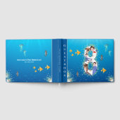 海の下の写真コラージュ大8誕生日 ゲストブック (全面)