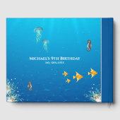 海の下の写真コラージュ大9誕生日 ゲストブック (裏面)