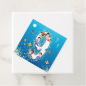 海の下の写真コラージュ大9誕生日 フェイバータグ (インサイチュ)