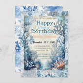 海の下の夢 招待状 (正面/裏面)