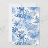 海の下の夢 招待状 (裏面)