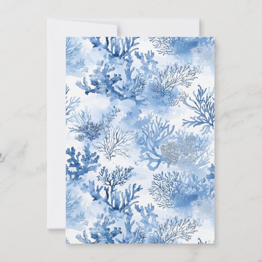 海の下の夢 招待状 (裏面)