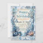 海の下の夢 招待状 (正面)