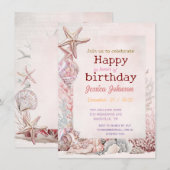 海の下の夢 招待状 (正面/裏面)