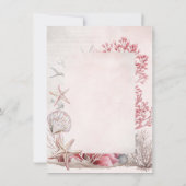 海の下の夢 招待状 (裏面)