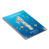 海の下の大きな1歳の誕生日フォトゲストブック ノートブック (右側)