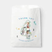 海の下の大きな4番目の写真コラージュ誕生日 フェイバーバッグ (正面)