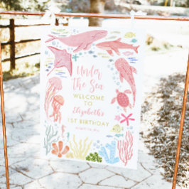 海の下の女の子の最初の誕生日へようこそ ポスター
