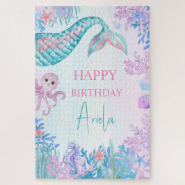 海の下の女の子マーメイドBashの最初の誕生日 ジグソーパズル
