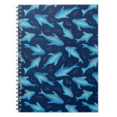 海の下の子供たち海洋魚サメ ノートブック (正面)