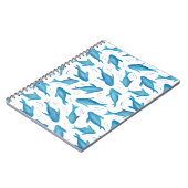 海の下の子供たち 海の魚 サメ ノートブック (左側)