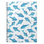 海の下の子供たち 海の魚 サメ ノートブック (正面)