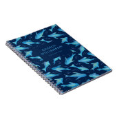 海の下の子供たち 海の魚 サメ ノートブック (右側)