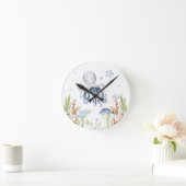 海の下の子供部屋デコール ラウンド壁時計 (ホーム)