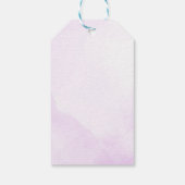 海の下の少女の誕生日パーティー ギフトタグ (裏面)