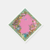 海の下の少女 スタンダードカクテルナプキン (角)