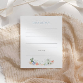 海の下の最初の誕生日パーティー ノートカード