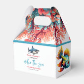 海の下の最初の誕生日パーティー フェイバーボックス (正面サイド)