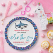海の下の最初の誕生日パーティー ペーパープレート (パーティー)