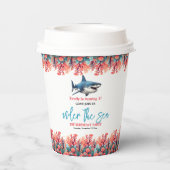 海の下の最初の誕生日パーティー 紙コップ (裏面)