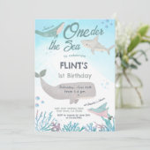 海の下の最初の誕生日招待状 招待状 (スタンド正面)