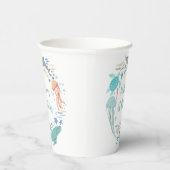 海の下の最初の誕生日 紙コップ (右)