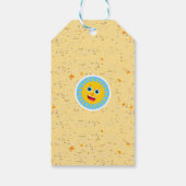 海の下の最初の誕生日orca whale baby girl ギフトタグ (裏面)