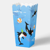 海の下の最初の誕生日orca whale baby girl フェイバーボックス (裏面)