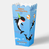 海の下の最初の誕生日orca whale baby girl フェイバーボックス (正面)