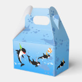 海の下の最初の誕生日orca whale baby girl フェイバーボックス (裏面サイド)