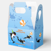 海の下の最初の誕生日orca whale baby girl フェイバーボックス (オープン)