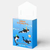 海の下の最初の誕生日orca whale baby girl フェイバーボックス (オープン)