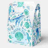 海の下の水の色海動物の青 フェイバーボックス (オープン)