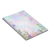 海の下の水彩人魚のノート ノートブック (右側)