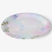 海の下の水彩画 ペーパープレート (アングル)